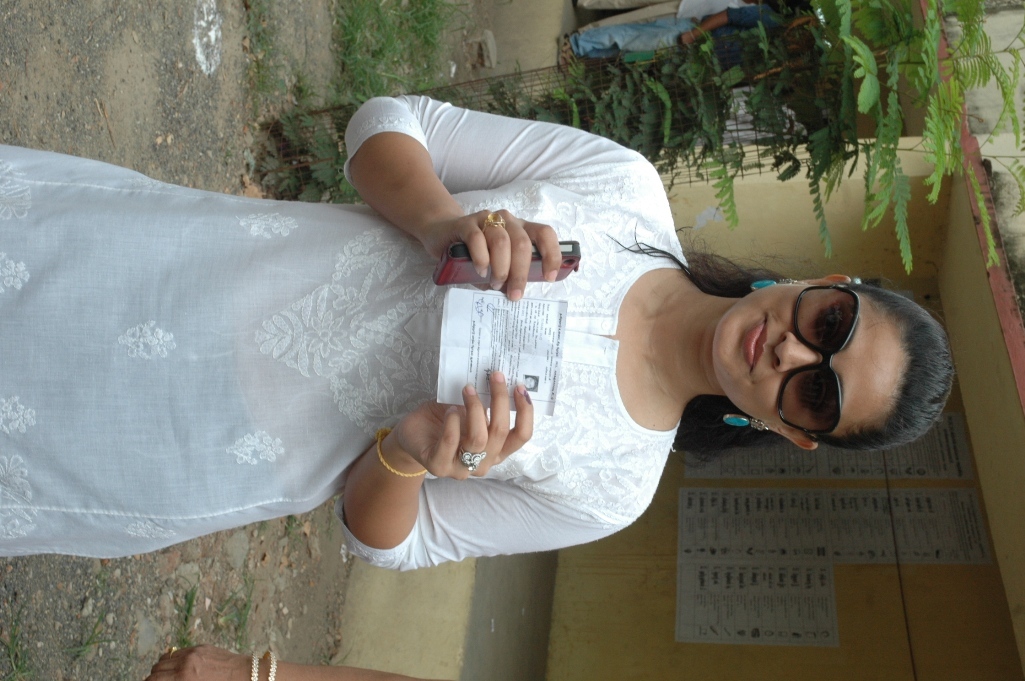 Sneha - Actor prasanna and Actress sneha voted - stills | Picture 104288